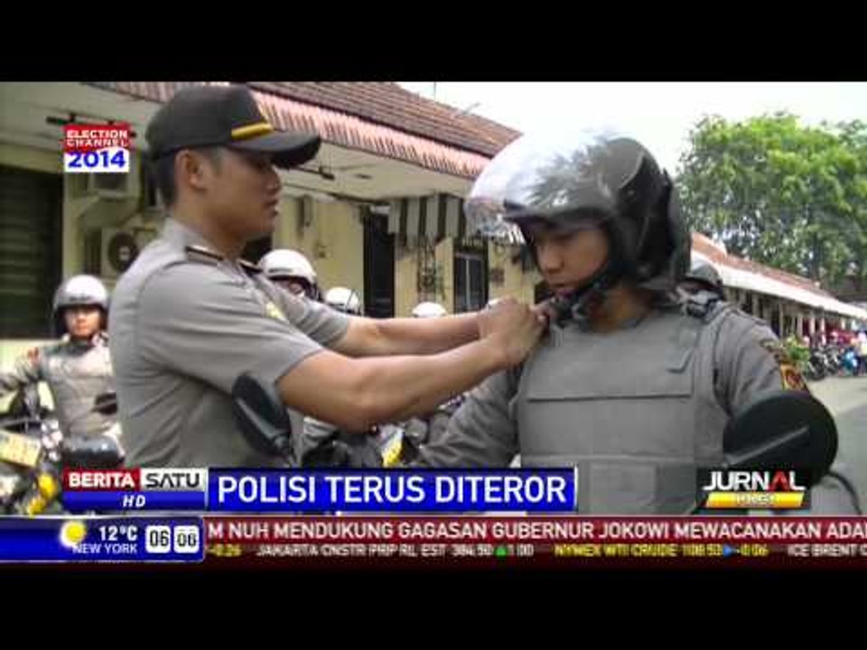 Polres Bogor Patroli dengan Rompi Anti Peluru