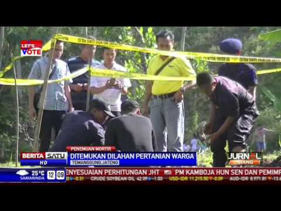 Bom Mortir Aktif Ditemukan