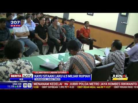 Kayu Sitaan Milik Labora Sitorus Laku Rp 6,5 Miliar