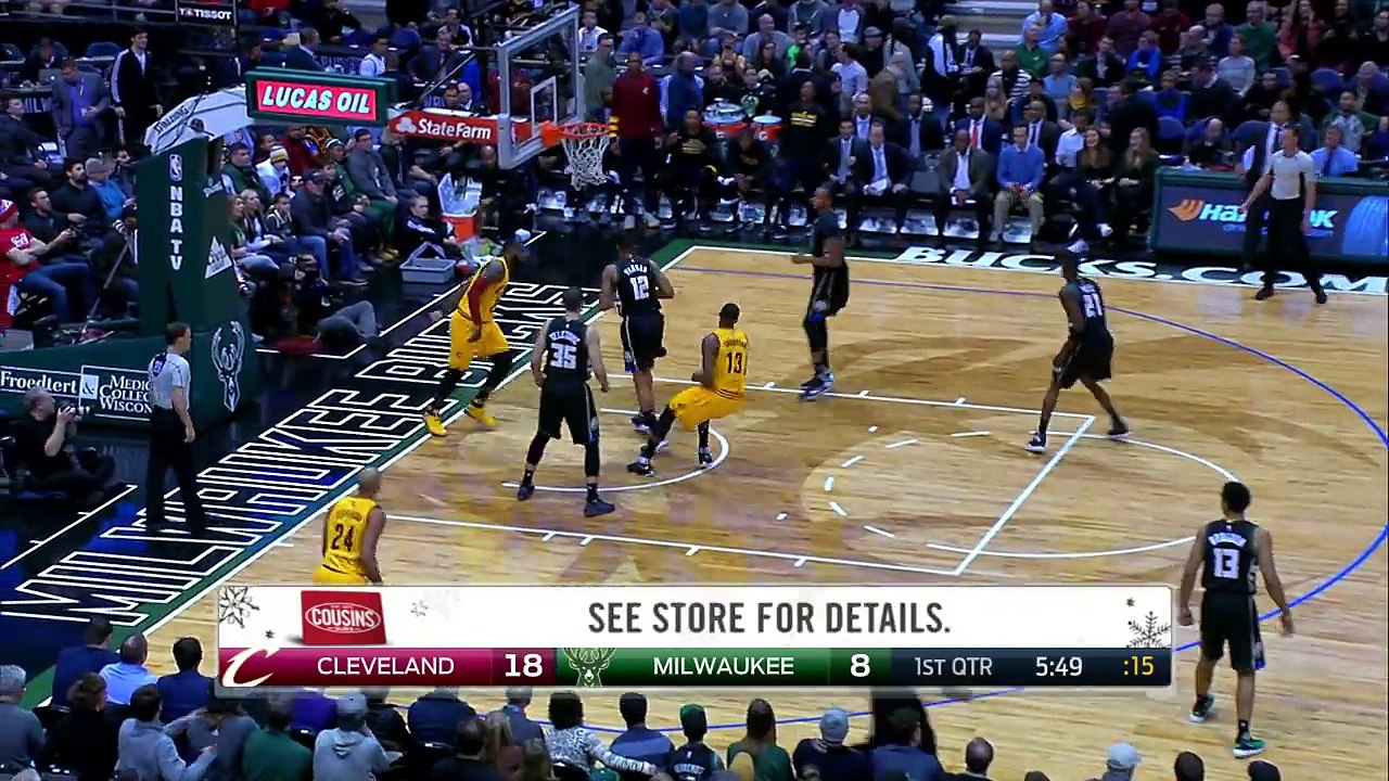 Lebron James Slams Home The Nice Pass From Kyrie _ 12.20.16-Xh3932KItyA