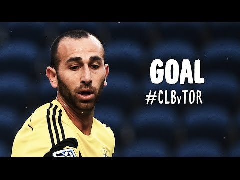 GOAL: Justin Meram bends it in incredibly from distance | Columbus Crew vs. Toronto FC