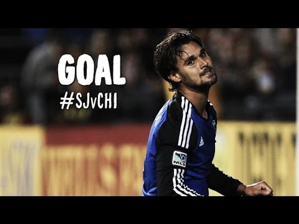 GOAL: Chris Wondolowski shrugs a defender and slots it home | San Jose Earthquakes vs Chicago Fire