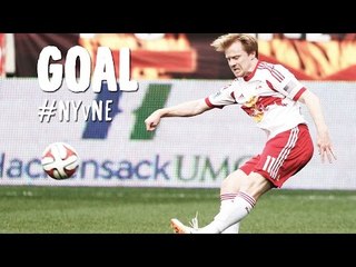 GOAL: Dax McCarty pokes in a sweet floater over Shuttleworth | NY Red Bulls vs. NE Revolution