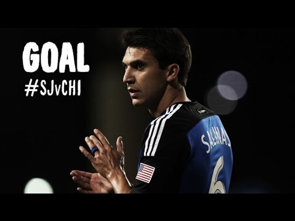 GOAL: Shea Salinas with a fantastic run and curler | San Jose Earthquakes vs Chicago Fire