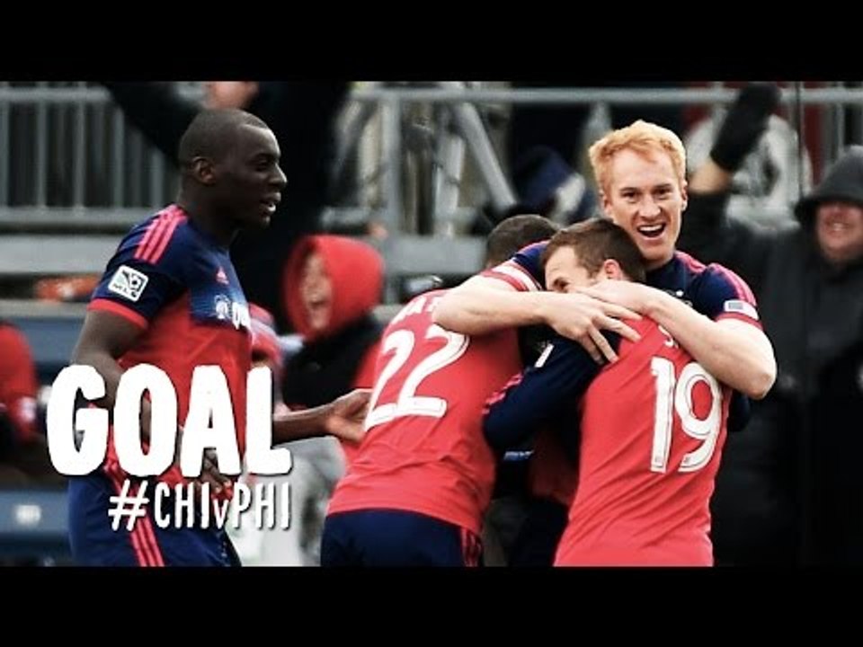 GOAL: Jeff Larentowicz buries his header | Chicago Fire vs. Philadelphia Union