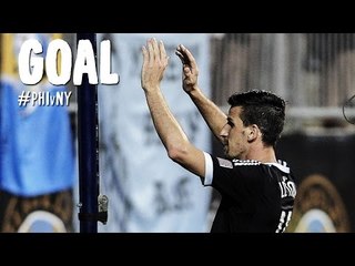 PK GOAL: Sebastien Le Toux buries one up top | Philadelphia Union vs. N.Y. Red Bulls