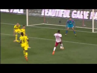 GOAL: Lloyd Sam finishes off a Thierry Henry pass