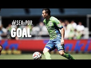 GOAL: Marco Pappa settles a loose ball and buries it