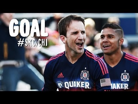 GOAL: Mike Magee cooly slots home to tie it up | Sporting Kansas City vs. Chicago Fire