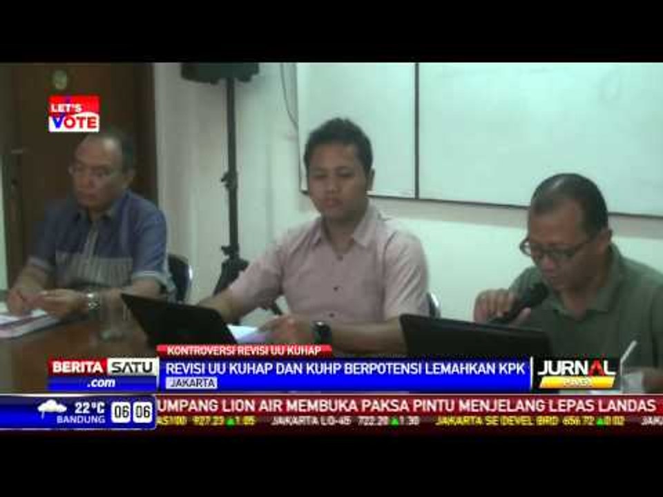 ICW: DPR Kerdilkan KPK dengan Revisi KUHAP dan KUHP