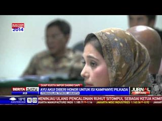 Ayu Azhari Bersaksi untuk Ahmad Fathanah