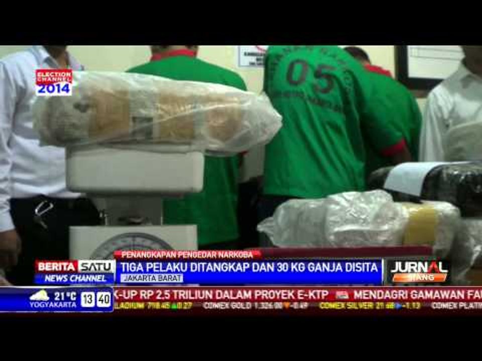 3 Pengedar Ganja Diciduk