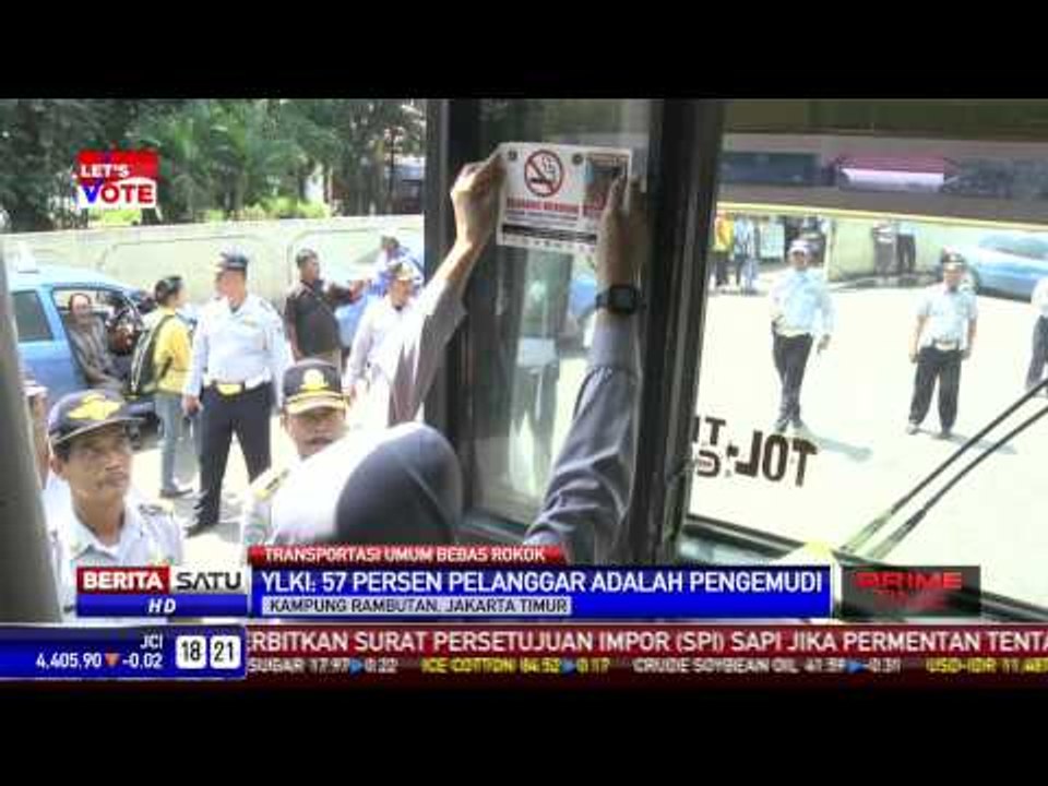 Larangan Rokok, YLKI: Angkutan Umum Belum Manusiawi