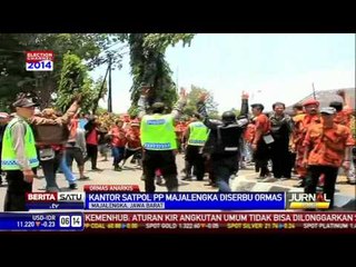 Kantor Satpol PP Majalengka Diserbu Ormas