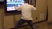 Alabama Fan PUNCHES TV in Reaction to Loss to Clemson in National Championship Game