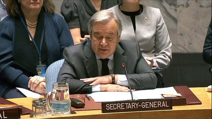 Jefe de ONU asegura que el orden internacional está bajo amenaza