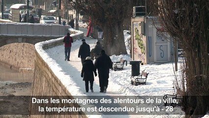 La vague de froid fait une vingtaine de morts dans les Balkans