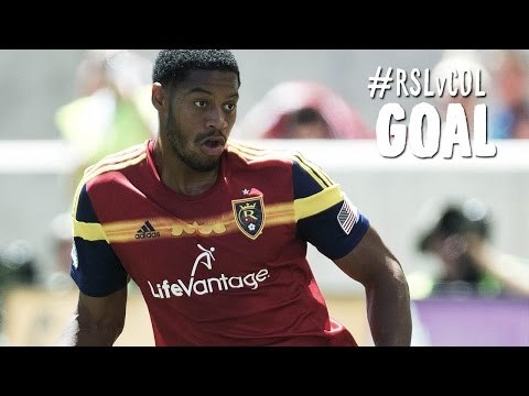 GOAL: Chris Schuler shakes his hips to deflect in RSL's third | Real Salt Lake v Colorado Rapids