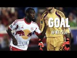 PK GOAL: Bradley Wright-Phillips squeezes his PK by Frei | New York Red Bulls vs Seattle Sounders