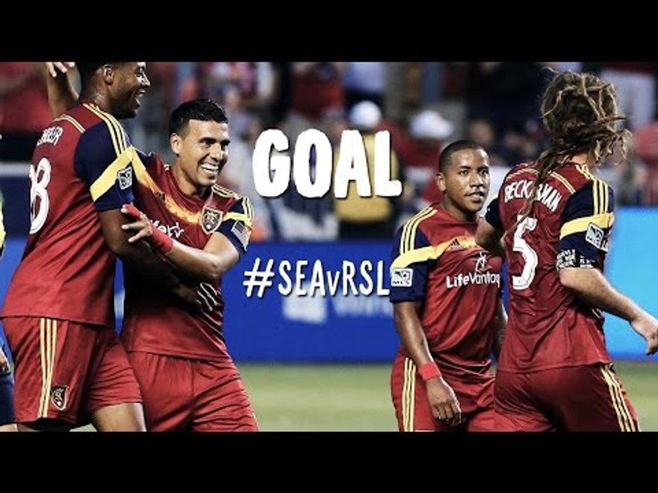 GOAL: Javier Morales finds space in the box and fires far post | Seattle Sounders v Real Salt Lake