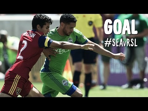 GOAL: Lamar Neagle goes top corner from outside the box | Seattle Sounders v Real Salt Lake