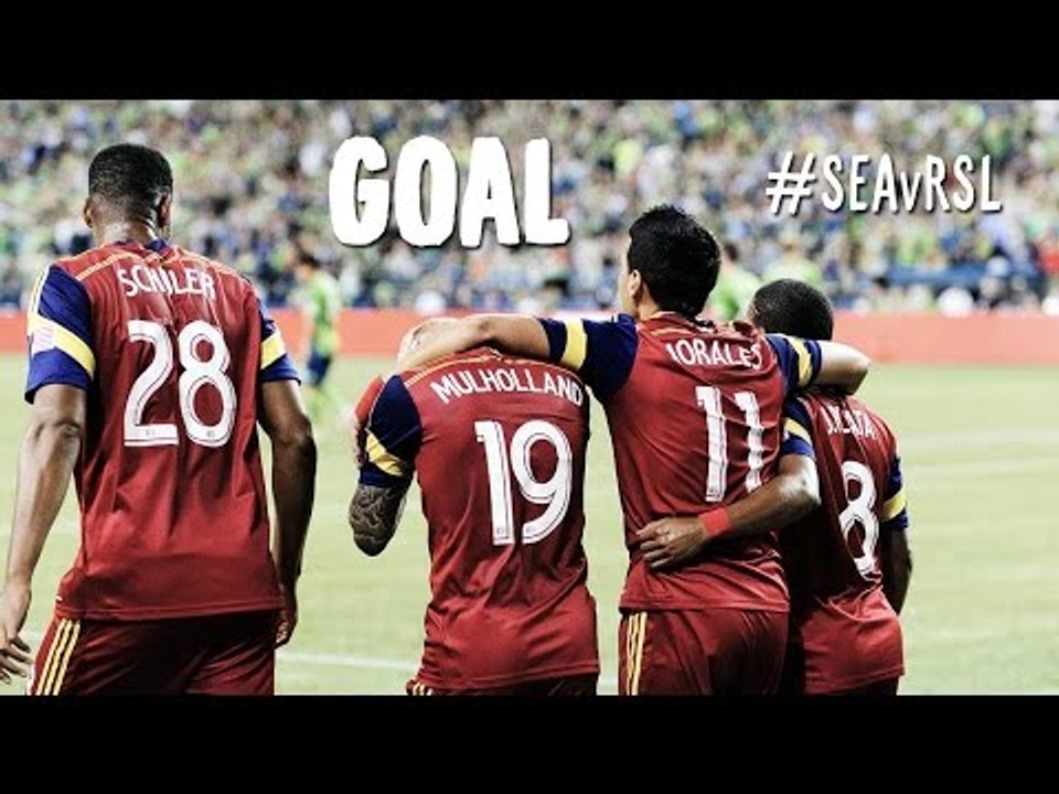 GOAL: Joao Plata puts one in off a deflection and the post | Seattle Sounders v Real Salt Lake