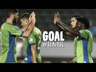 GOAL: Obafemi Martins slices the defense and flips it in | Seattle Sounders v Real Salt Lake