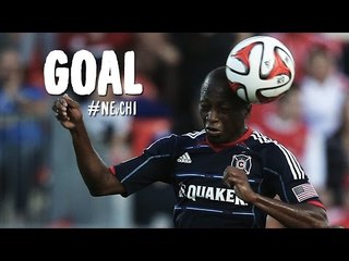 GOAL: Sanna Nyassi rises and heads it home | New England Revolution vs. Chicago Fire