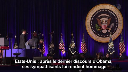 USA: les sympathisants d'Obama font leurs adieux au président