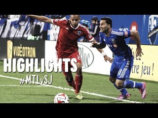 HIGHLIGHTS: Montréal Impact vs. San Jose Earthquakes | September 20, 2014