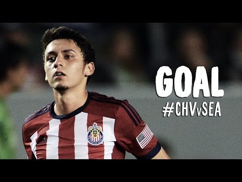 GOAL: Marco Delgado heads in from close range | Chivas USA vs Seattle Sounders FC
