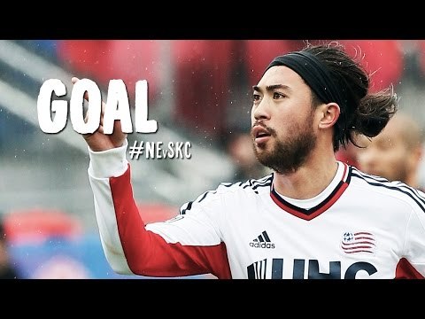GOAL: Lee Nguyen curls one past Andy Gruenebaum | NE Revolution vs. Sporting KC