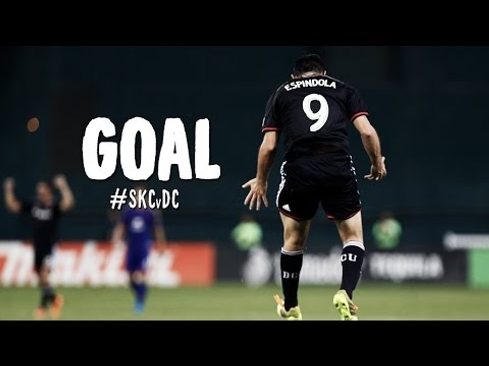 GOAL: Fabian Espindola neatly tucks it into the corner | Sporting KC vs. D.C. United