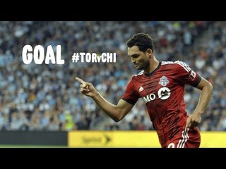 GOAL: Gilberto on a breakaway flies past Johnson and slots it in