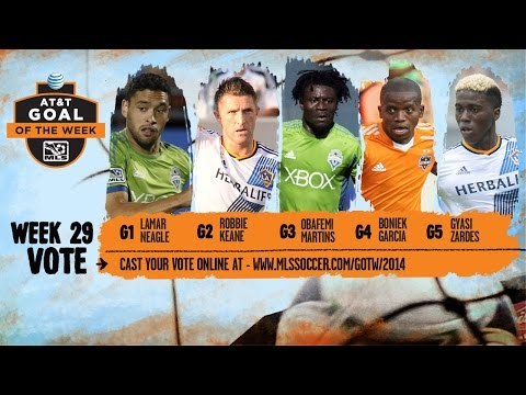 2014 AT&T Goal of the Week Nominees: Week 29