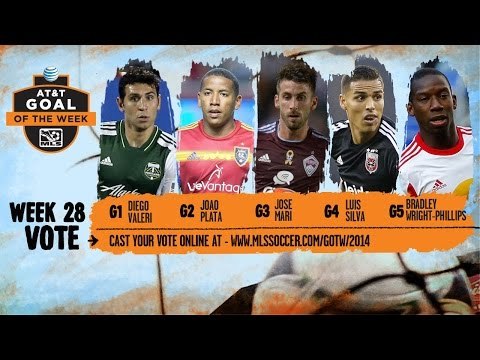 2014 AT&T Goal of the Week Nominees: Week 28