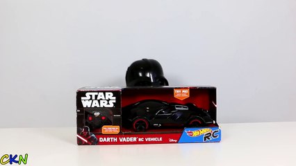 Hot Wheels RC Star Wars Darth Vader Car Unboxing_Playing With Ckn Toys Re