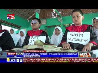 Puluhan Siswa SD Diajarkan Anti Korupsi dengan Aksi Teaterikal
