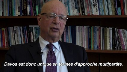 Pour Klaus Schwab, fondateur du WEF, la mondialisation a bon dos