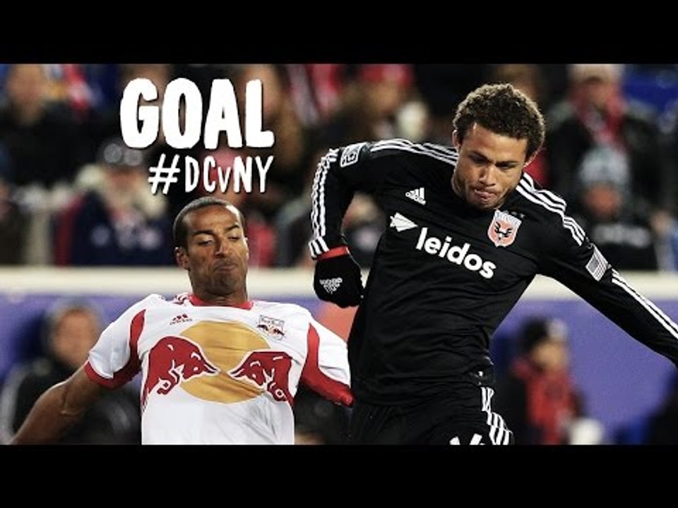 GOAL: Nick DeLeon finishes a beautiful Taylor Kemp cross | DC United v New York Red Bulls
