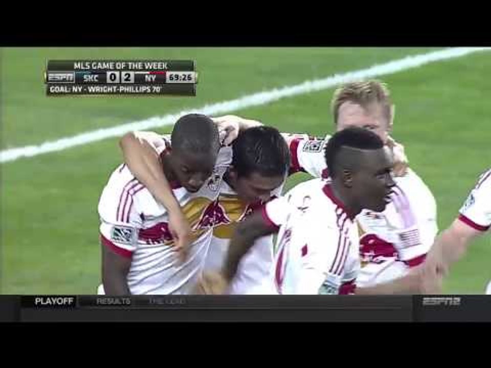 GOAL: Bradley Wright-Phillips ties scoring record | Sporting Kansas City vs. New York Red Bulls