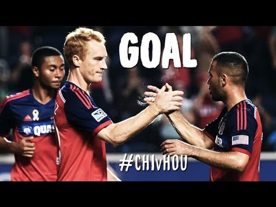 PENALTY GOAL: Jeff Larentowicz' PK goal ties the match | Chicago Fire vs. Houston Dynamo vs