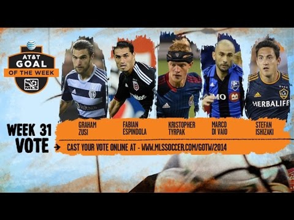 2014 AT&T Goal of the Week Nominees: Week 31
