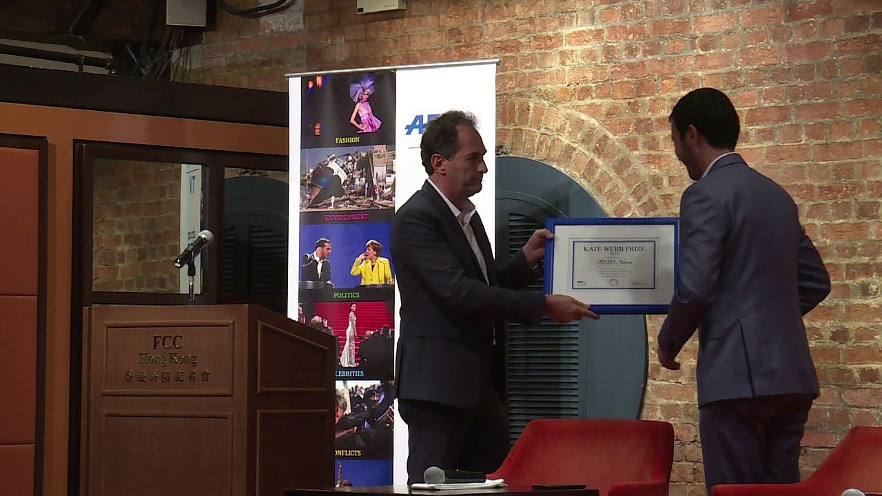 Afghan TV station targeted by Taliban wins AFP award