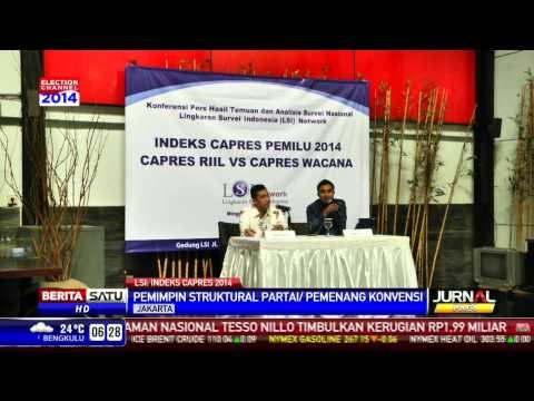 Survei LSI: Golkar, PDIP, dan Demokrat Teratas