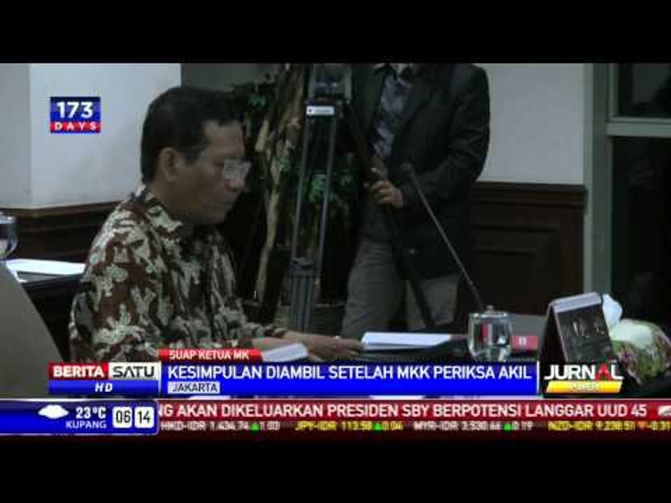 Majelis Kehormatan Tunggu Izin KPK Terkait Pemeriksaan Akil