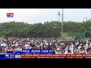 Warga Makassar Shalat Id di Lapangan Karebosi