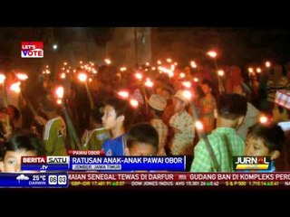 Malam Takbiran, Warga Jember dan Aceh Pawai Obor