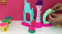 Play Doh Sparkle Dresses Disney Princess Dolls Ariel Cinderella   Royal Palace-HRoB5EoRxzE