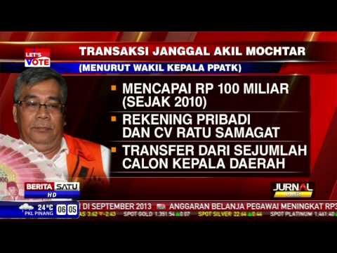 PPATK Temukan Transaksi Mencurigakan Akil Rp 100 Miliar